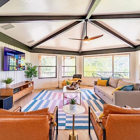 Secluded Mtn Top Family Haven W/Views Spa & Arcade Трі-Риверс Екстер'єр фото